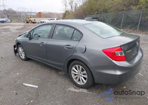 2012 Honda Civic Ex from USA, damaged, VIN 2HGFB2F84CH320405